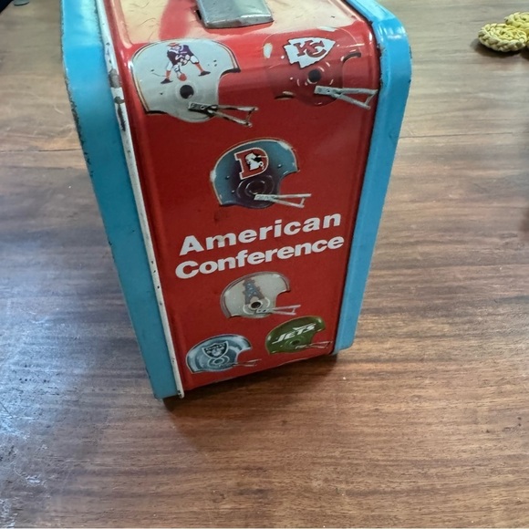 VINTAGE 1978 NFL Properties Inc. LUNCH BOX TIN - Picture 4 of 14